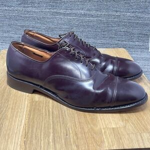 Allen Edmonds Park Avenue Shoes Men 13 EEE Brown Leather Cap Toe Dress Oxfords